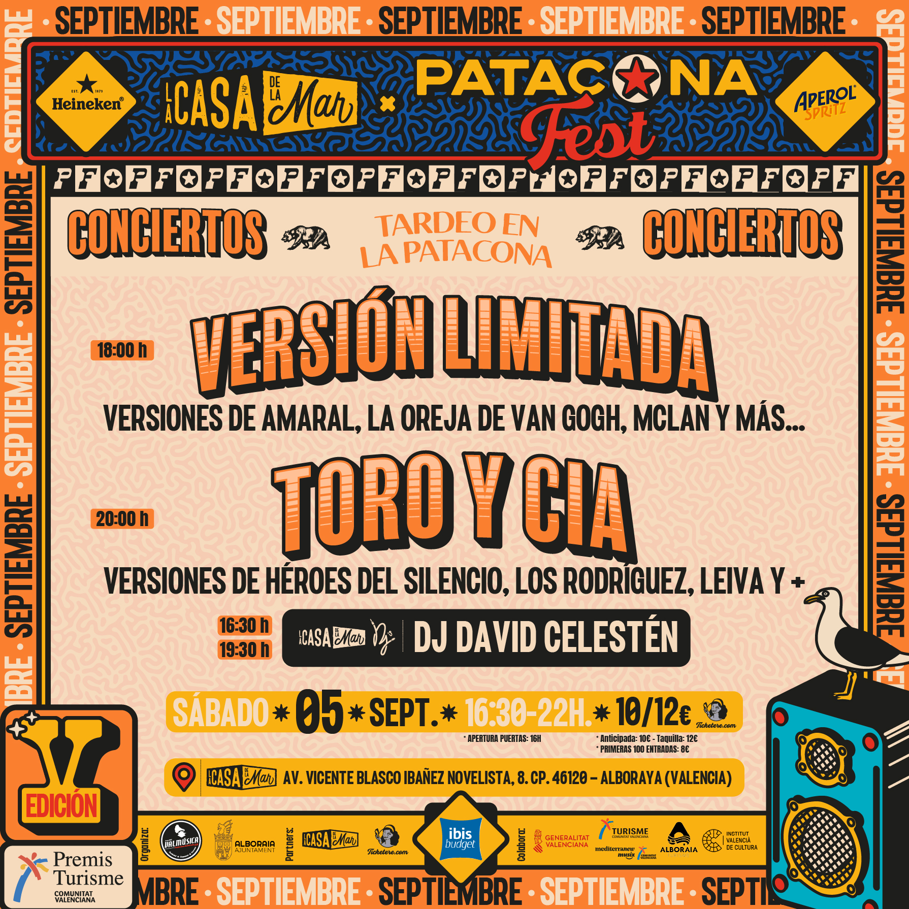 Cartel de VERSIÓN LIMITADA + TORO Y CIA